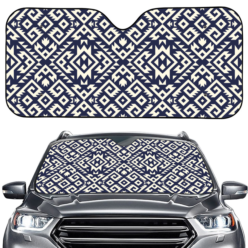 Native Indian Navajo Pattern Print Car Windshield Sun Shade