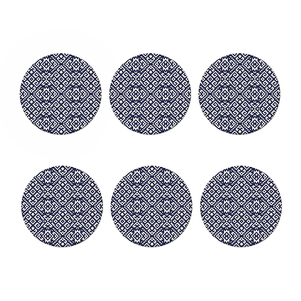 Native Indian Navajo Pattern Print Coaster Set