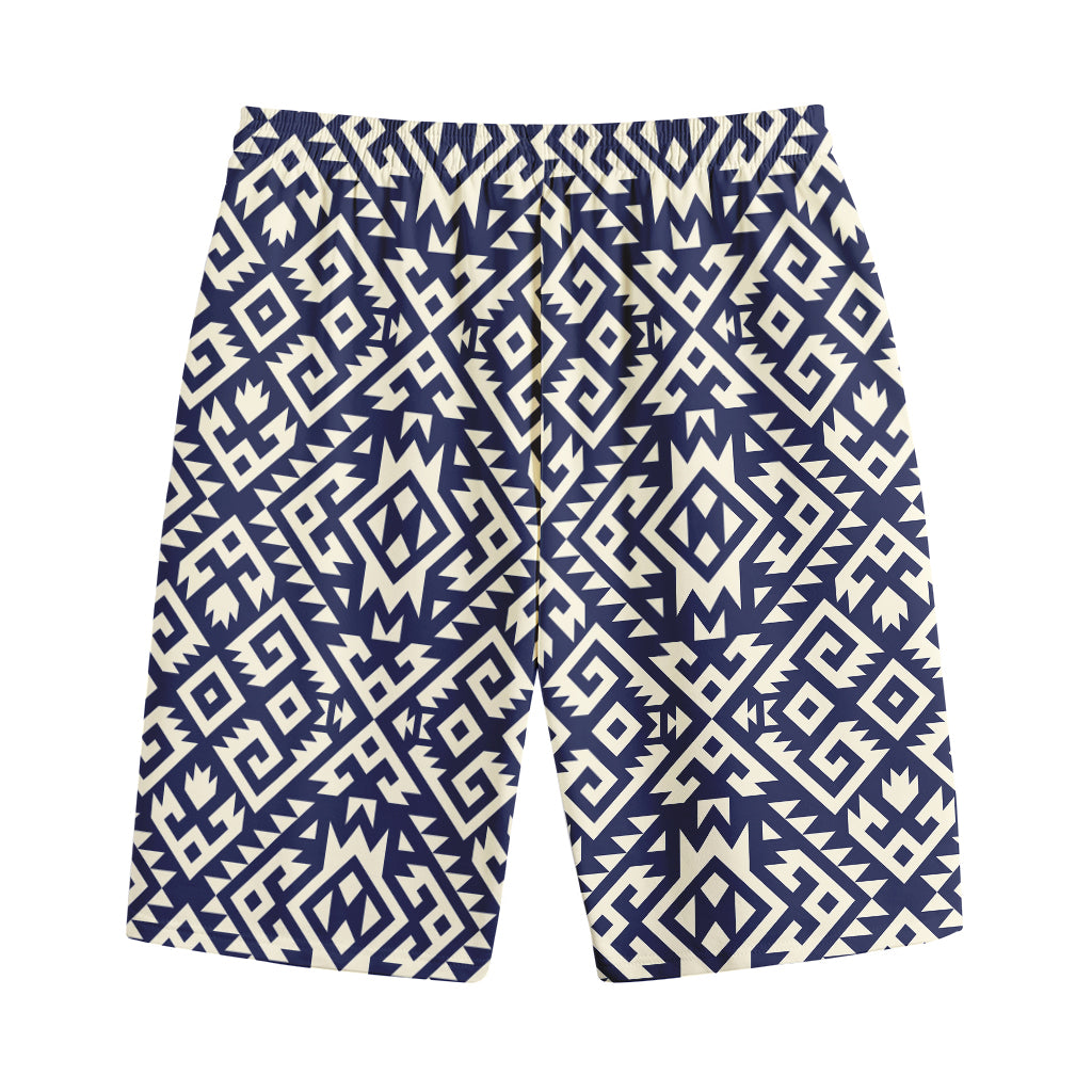Native Indian Navajo Pattern Print Cotton Shorts