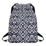 Native Indian Navajo Pattern Print Drawstring Backpack