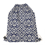 Native Indian Navajo Pattern Print Drawstring Bag