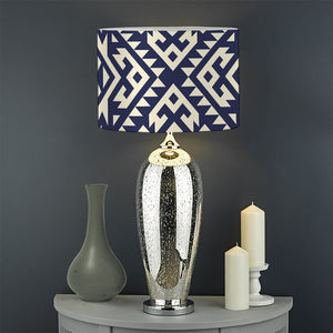 Native Indian Navajo Pattern Print Drum Lamp Shade