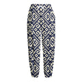 Native Indian Navajo Pattern Print Fleece Lined Knit Pants