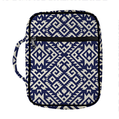 Native Indian Navajo Pattern Print Front Pocket Bible Bag
