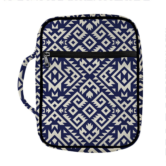 Native Indian Navajo Pattern Print Front Pocket Bible Bag