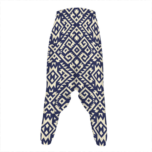 Native Indian Navajo Pattern Print Hammer Pants