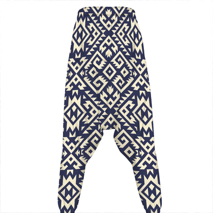 Native Indian Navajo Pattern Print Hammer Pants