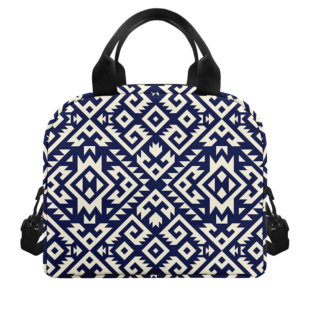 Native Indian Navajo Pattern Print Insulated Lunch Bag