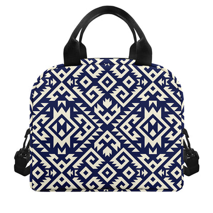 Native Indian Navajo Pattern Print Insulated Lunch Bag