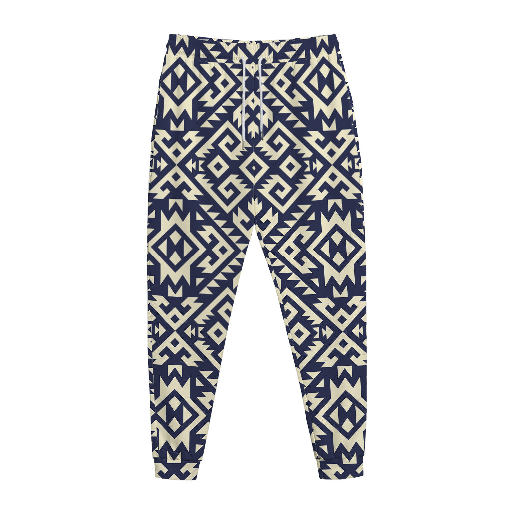 Native Indian Navajo Pattern Print Jogger Pants