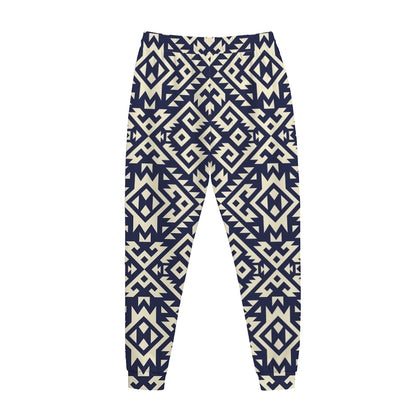 Native Indian Navajo Pattern Print Jogger Pants