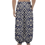 Native Indian Navajo Pattern Print Lantern Pants