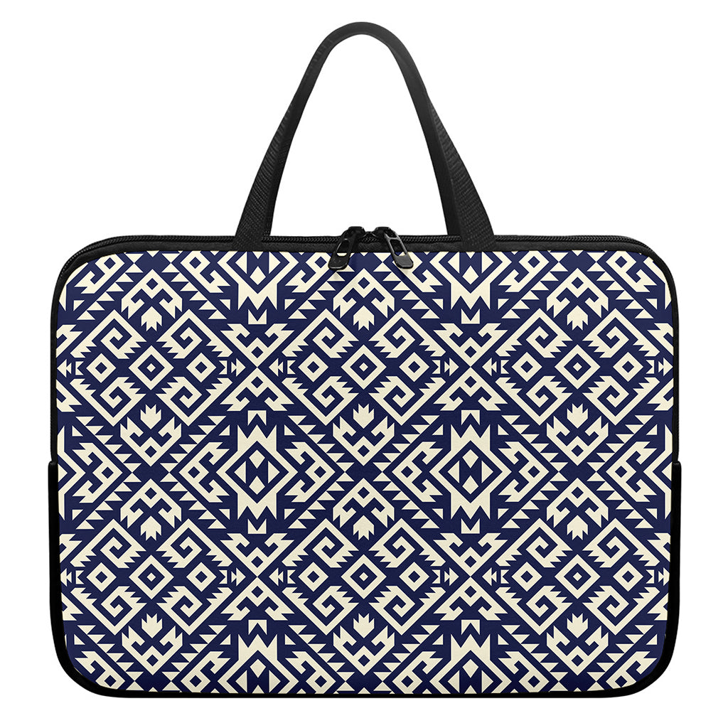 Native Indian Navajo Pattern Print Laptop Sleeve With Handle