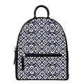 Native Indian Navajo Pattern Print Leather Backpack