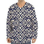 Native Indian Navajo Pattern Print Long Sleeve Baseball Jersey