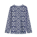 Native Indian Navajo Pattern Print Long Sleeve Short Coat