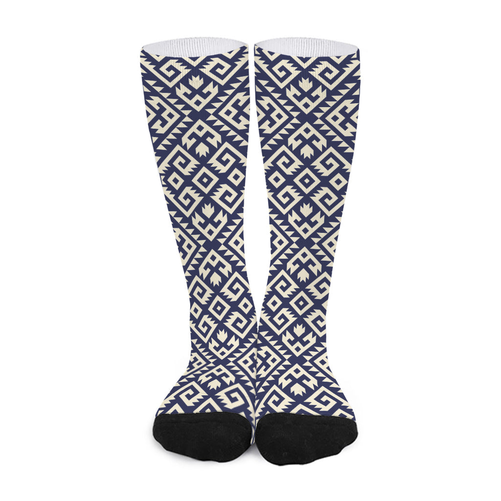 Native Indian Navajo Pattern Print Long Socks