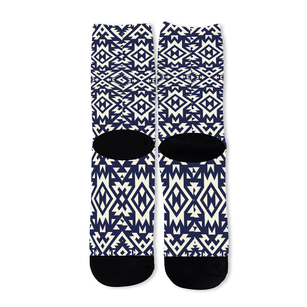 Native Indian Navajo Pattern Print Long Socks