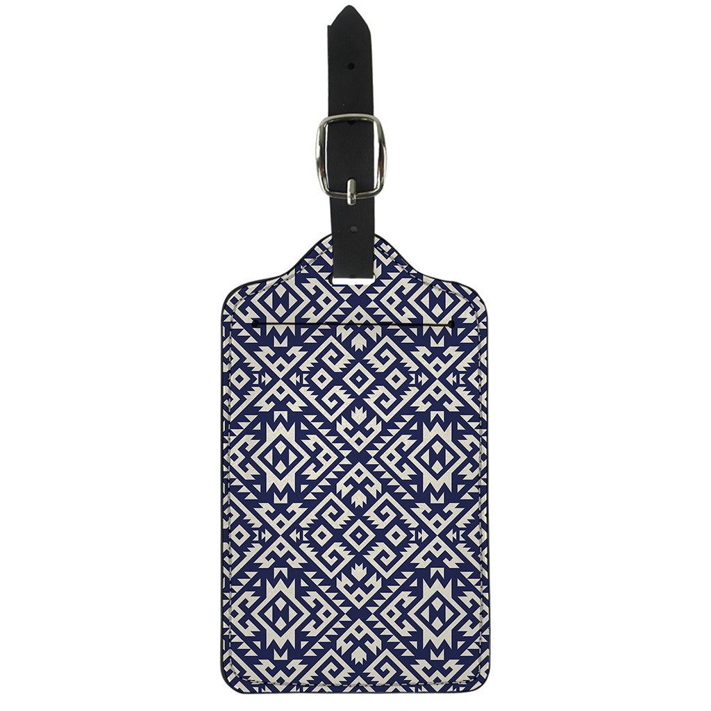 Native Indian Navajo Pattern Print Luggage Tag