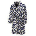 Native Indian Navajo Pattern Print Men's Bathrobe