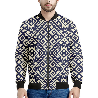 Native Indian Navajo Pattern Print Men's Bomber Jacket