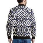 Native Indian Navajo Pattern Print Men's Bomber Jacket