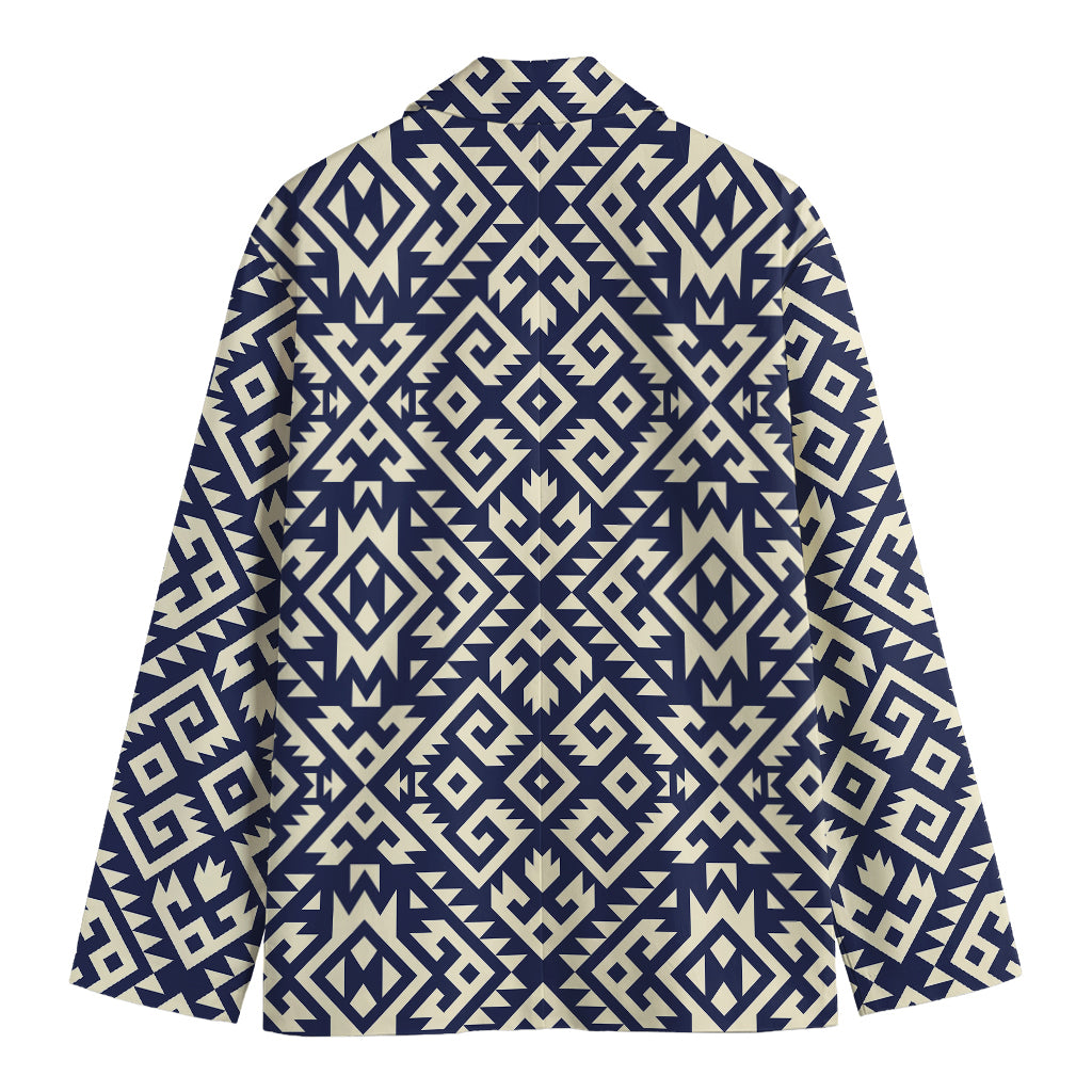 Native Indian Navajo Pattern Print Men's Cotton Blazer