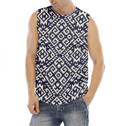 Native Indian Navajo Pattern Print Men's Fitness Tank Top