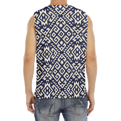 Native Indian Navajo Pattern Print Men's Fitness Tank Top
