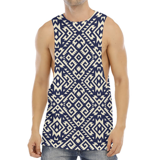 Native Indian Navajo Pattern Print Men's Muscle Tank Top