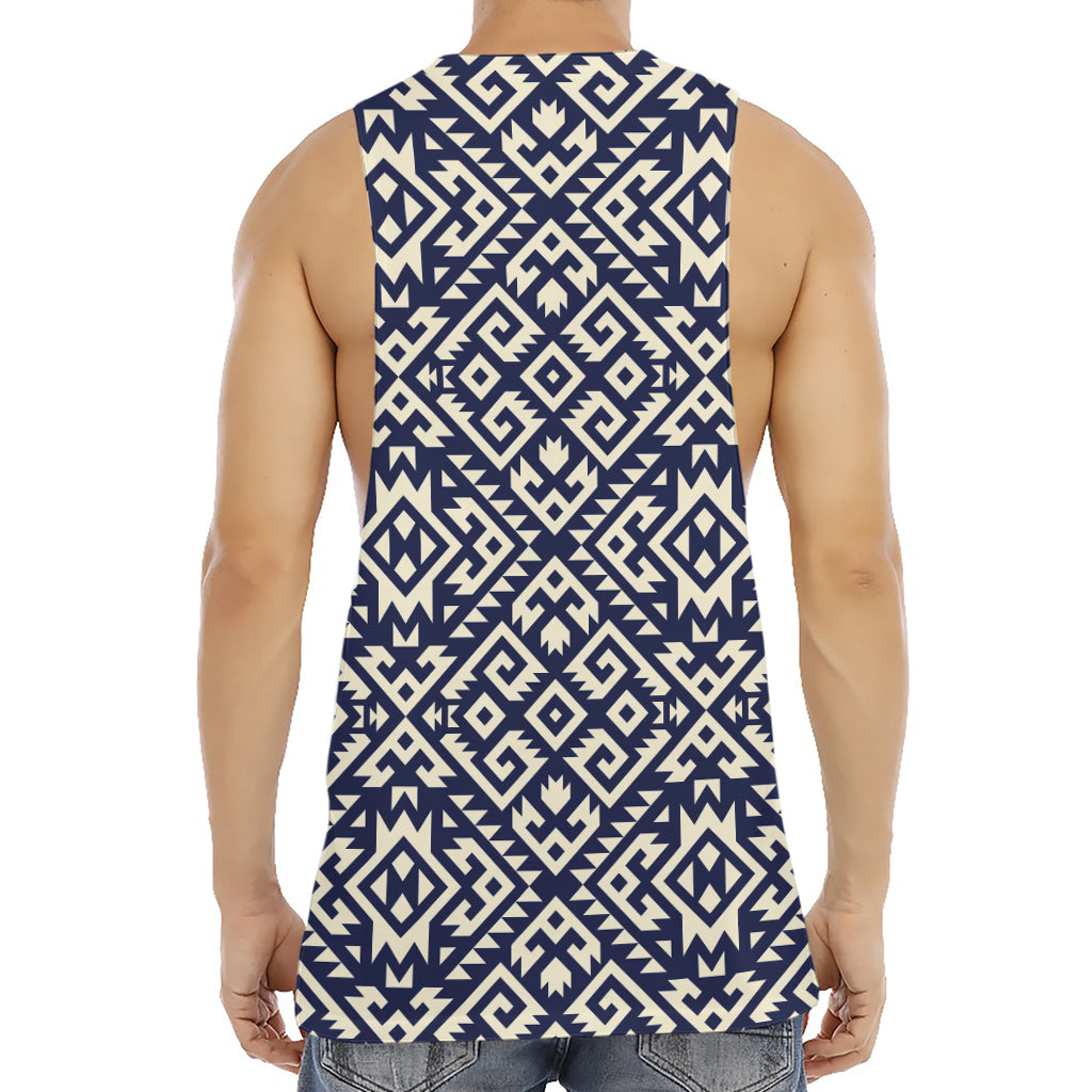 Native Indian Navajo Pattern Print Men's Muscle Tank Top