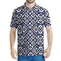 Native Indian Navajo Pattern Print Men's Polo Shirt