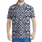 Native Indian Navajo Pattern Print Men's Polo Shirt