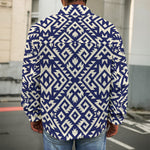 Native Indian Navajo Pattern Print Men's Shirt Jacket