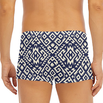 Native Indian Navajo Pattern Print Men's Short Boxer Briefs