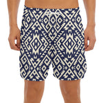 Native Indian Navajo Pattern Print Men's Split Running Shorts