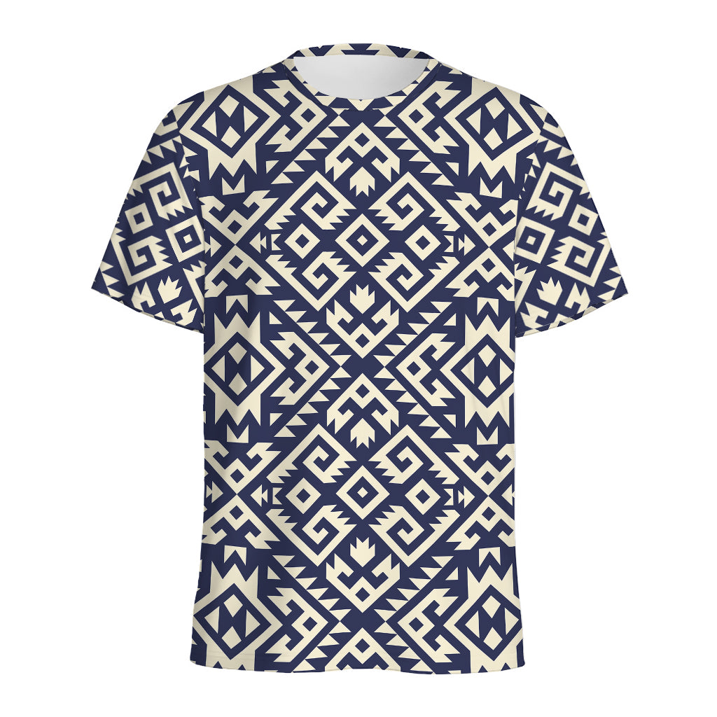 Native Indian Navajo Pattern Print Men's Sports T-Shirt