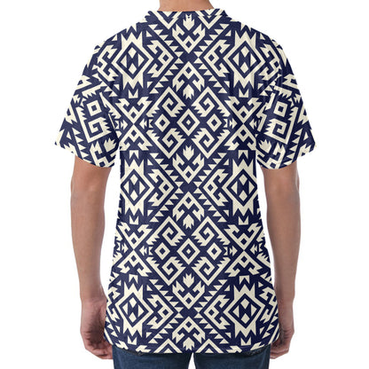 Native Indian Navajo Pattern Print Men's Velvet T-Shirt