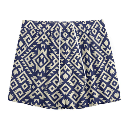 Native Indian Navajo Pattern Print Mesh Shorts
