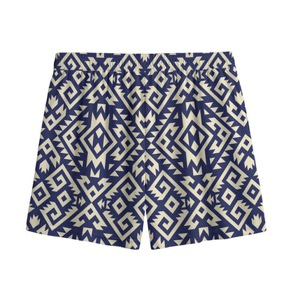 Native Indian Navajo Pattern Print Mesh Shorts