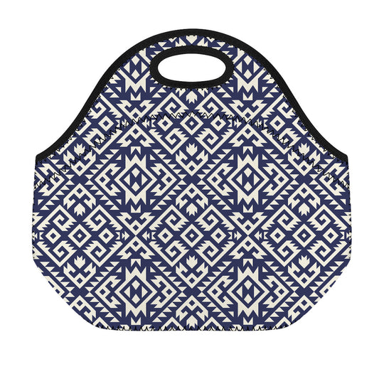 Native Indian Navajo Pattern Print Neoprene Lunch Bag