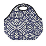 Native Indian Navajo Pattern Print Neoprene Lunch Bag