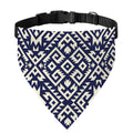 Native Indian Navajo Pattern Print Over The Collar Dog Bandana