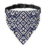Native Indian Navajo Pattern Print Over The Collar Dog Bandana