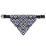 Native Indian Navajo Pattern Print Over The Collar Dog Bandana