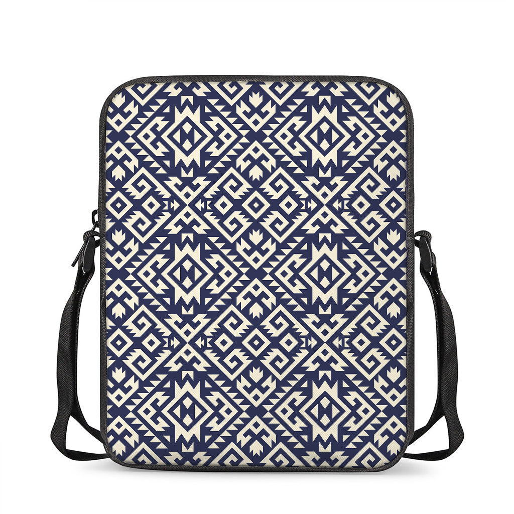 Native Indian Navajo Pattern Print Rectangular Crossbody Bag