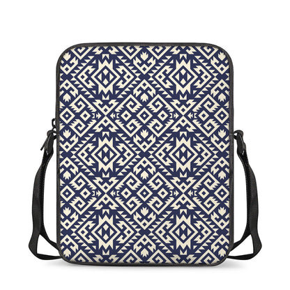 Native Indian Navajo Pattern Print Rectangular Crossbody Bag