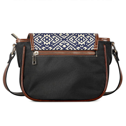 Native Indian Navajo Pattern Print Saddle Bag