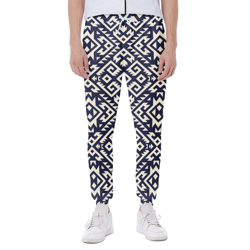 Native Indian Navajo Pattern Print Scuba Joggers