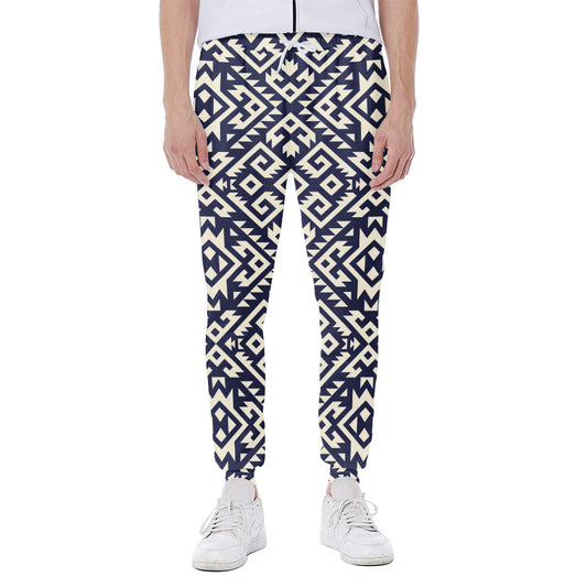 Native Indian Navajo Pattern Print Scuba Joggers
